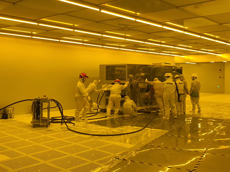 無塵室內設備搬運案例